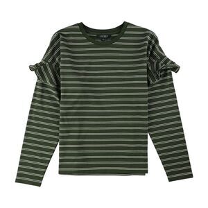 Ralph Lauren Womens Radwain Knit Basic T-Shirt, Green, NWT
